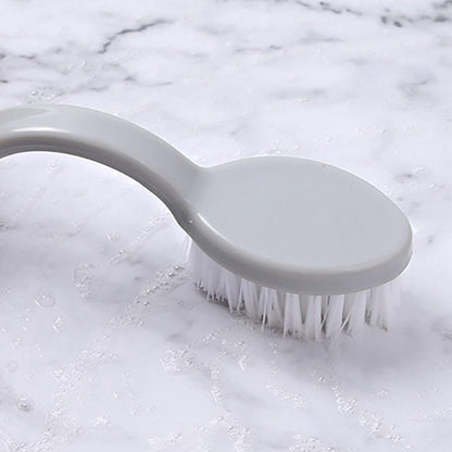 Sneaker Cleaner Brush, Multi Functional Shoe Brush Double Sided Washing Plastic Scrub for Stains (grey) V1259-DP01-A-766