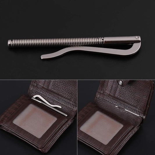5pcs 75mm Spring Metal Money Clip, Wallet Clamp Organizers For Bifold Purse Nickel Color V1259-DP01-A-782