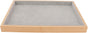 Velvet Stackable Jewelry Tray, Wood Flat Organizer Tray Drawer for Necklace Bracelet Ring Showcase V1259-DP01-A-786
