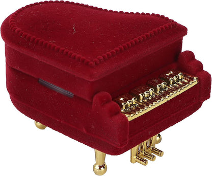 Jewelry Ring Box, Piano Shaped Wedding Box Gift Boxes for Earring Pendant Case V1259-DP01-A-787