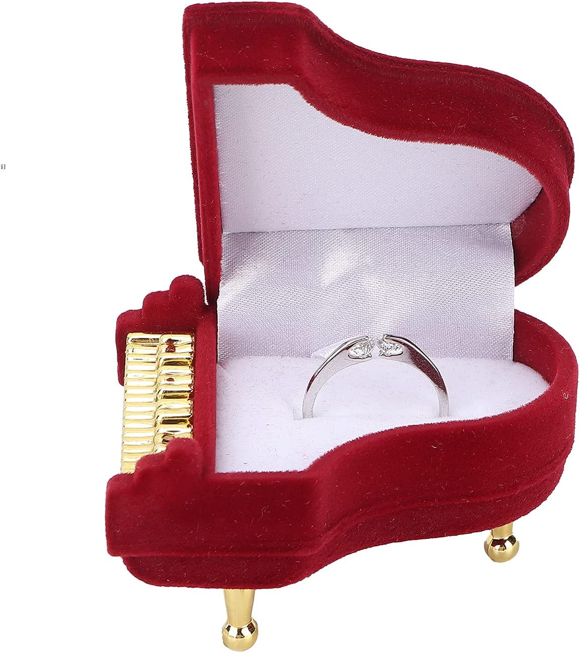 Jewelry Ring Box, Piano Shaped Wedding Box Gift Boxes for Earring Pendant Case V1259-DP01-A-787