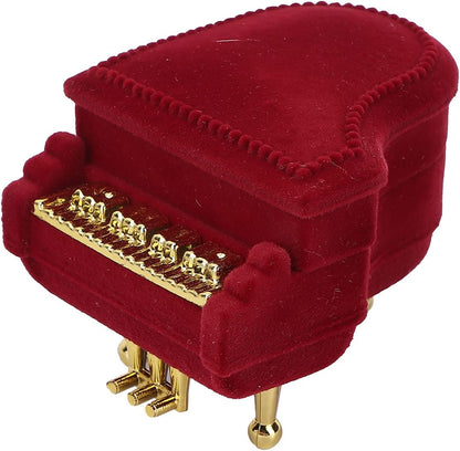 Jewelry Ring Box, Piano Shaped Wedding Box Gift Boxes for Earring Pendant Case V1259-DP01-A-787