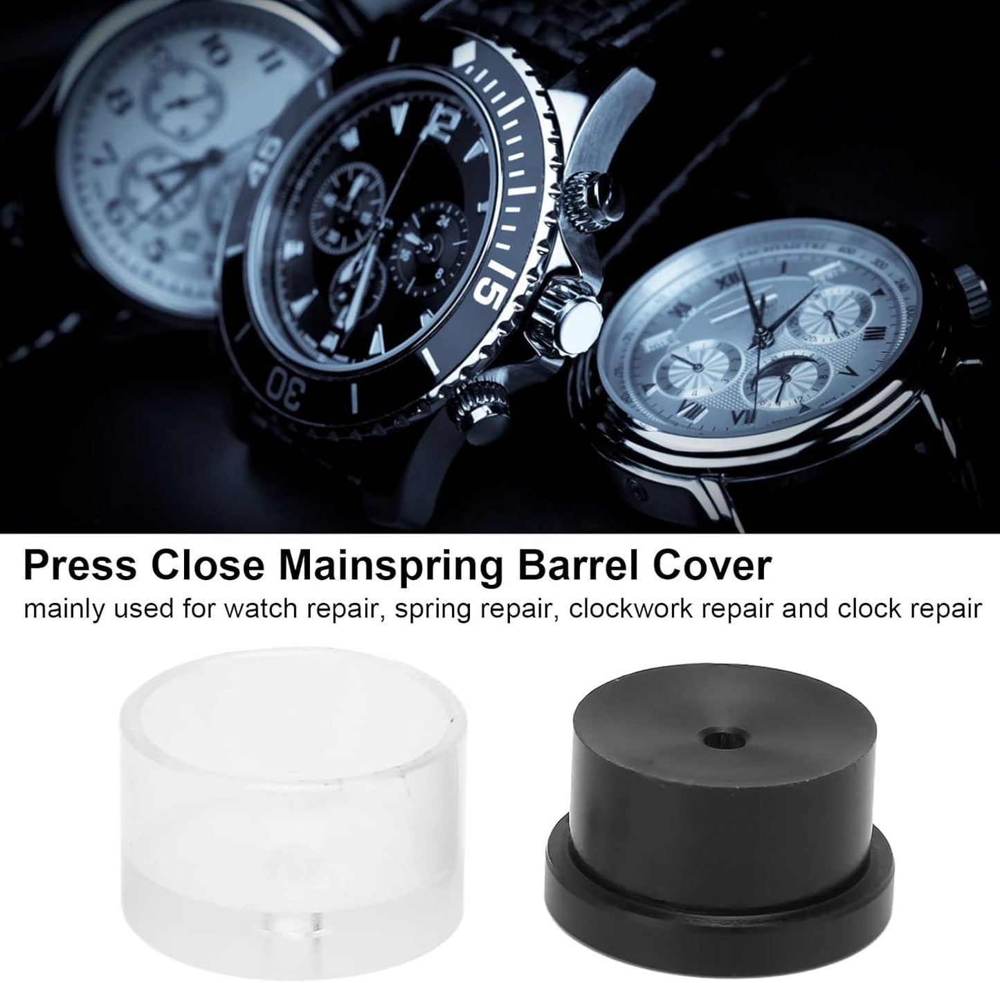 Close Mainspring Barrel Tool, Cover, Watch Press Tool Winder, Professional Watchmaker Winder Repair V1259-DP01-A-797