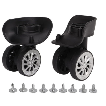 Heavy Duty Plate Casters, 2 Inch Caster Wheels Luggage Replacement Suitcase Repair Wheel for Trolley Case V1259-DP01-A-800