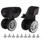 Heavy Duty Plate Casters, 2 Inch Caster Wheels Luggage Replacement Suitcase Repair Wheel for Trolley Case V1259-DP01-A-800