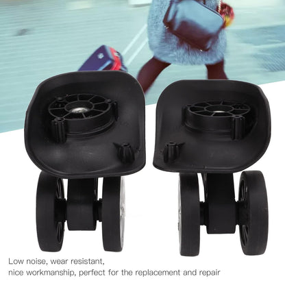Heavy Duty Plate Casters, 2 Inch Caster Wheels Luggage Replacement Suitcase Repair Wheel for Trolley Case V1259-DP01-A-800