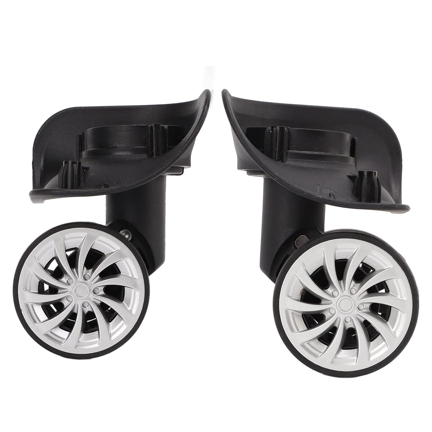 Heavy Duty Plate Casters, 2 Inch Caster Wheels Luggage Replacement Suitcase Repair Wheel for Trolley Case V1259-DP01-A-800