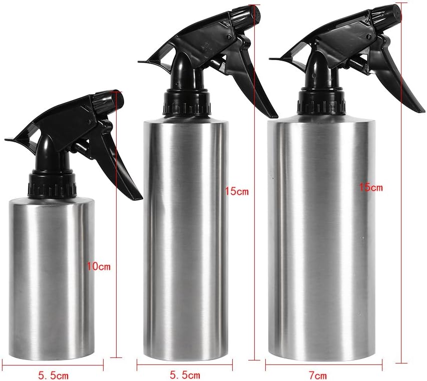 Stainless Steel Spray Bottle,Fine Mist Sprayer Empty Refillable Container for Kitchen Bathroom or Plants V1259-DP01-A-803