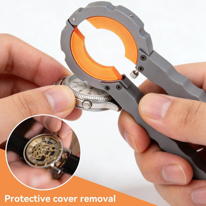 Watch Bezel Ring Remover Kit, Professional Glass Lens Replacement Protective Cover Removal Tool for Watchmaker V1259-DP01-A-806