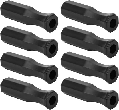 8pcs Foosball Table Handles, 4.7in Plastic Octagonal Handles for Standard Tables Handle Grip Top Game V1259-DP01-A-816