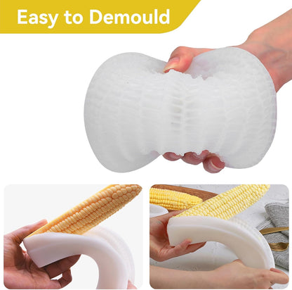 3D Corn Silicone Mold, Baking Molds Dessert Mould Shaped Candle for Mousse Cake, Pastry, Chocolate, Soap V1259-DP01-A-821