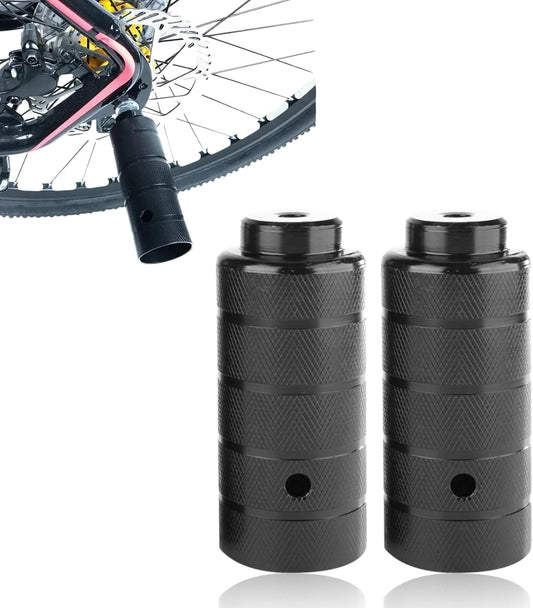 2PCS Steel Bike Pegs, Anti Skid Lead Foot Bicycle Peg Mini Cycling Rear Stunt 1.97 x 4.33in for Mountain V1259-DP01-A-836