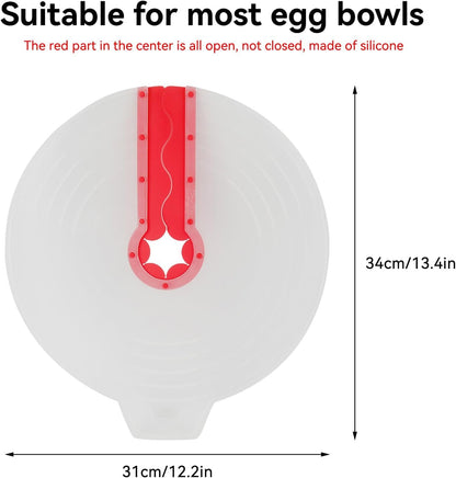 12 Inch Mixing Bowl Splatter Guard, Silicone Hand Mixer Shield Splash Guard Anti Cover for Baking & Cooking V1259-DP01-A-837
