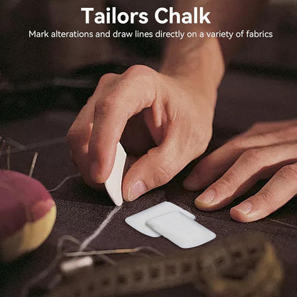 10PCS Tailors Chalk, Sewing Fabric Markers Washable Chalk DIY Crafts White for Quilting Supplies Accessories V1259-DP01-A-840