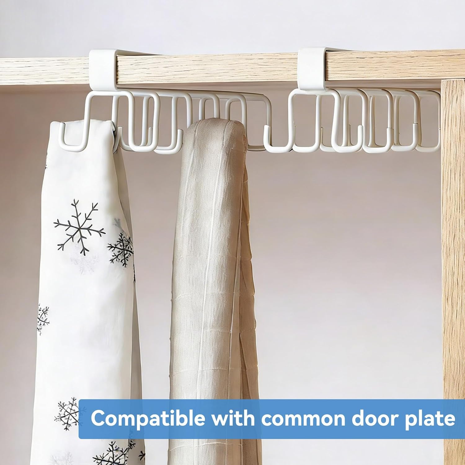 Mug Hooks Under Cabinet, Coffee Cup Cabinet No Drilling Hanger Hanging Cups Organizer for Kitchen Utensil V1259-DP01-A-841