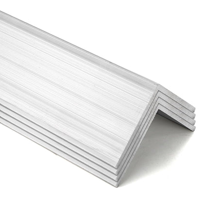 4 Pack Aluminum Angle 6061, 2" x 2"x 1/8" Stock, Bars 12" Length, 90-Degree Angled Extrusion, T5 Temper Mill V1259-DP01-A-898