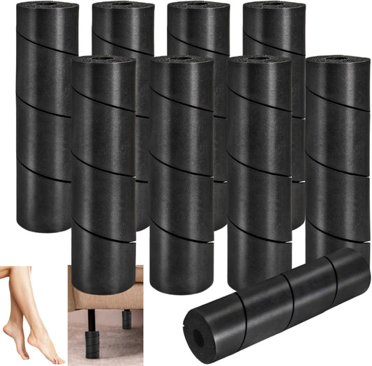 8 Pack Bed Frame Toe Protectors, 6" Beds Leg Covers, Reusable Feet Guards, Non-Adhesive Cushion for Any V1259-DP01-A-905