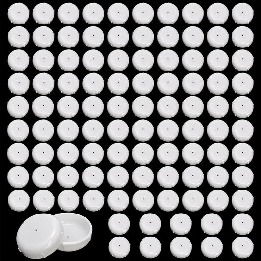 100 Pack 1-1/2 inch Patio Furniture Feet Caps, Wrought Iron Outdoor Chair Glides, Thick Plastic Leg Caps for V1259-DP01-A-927