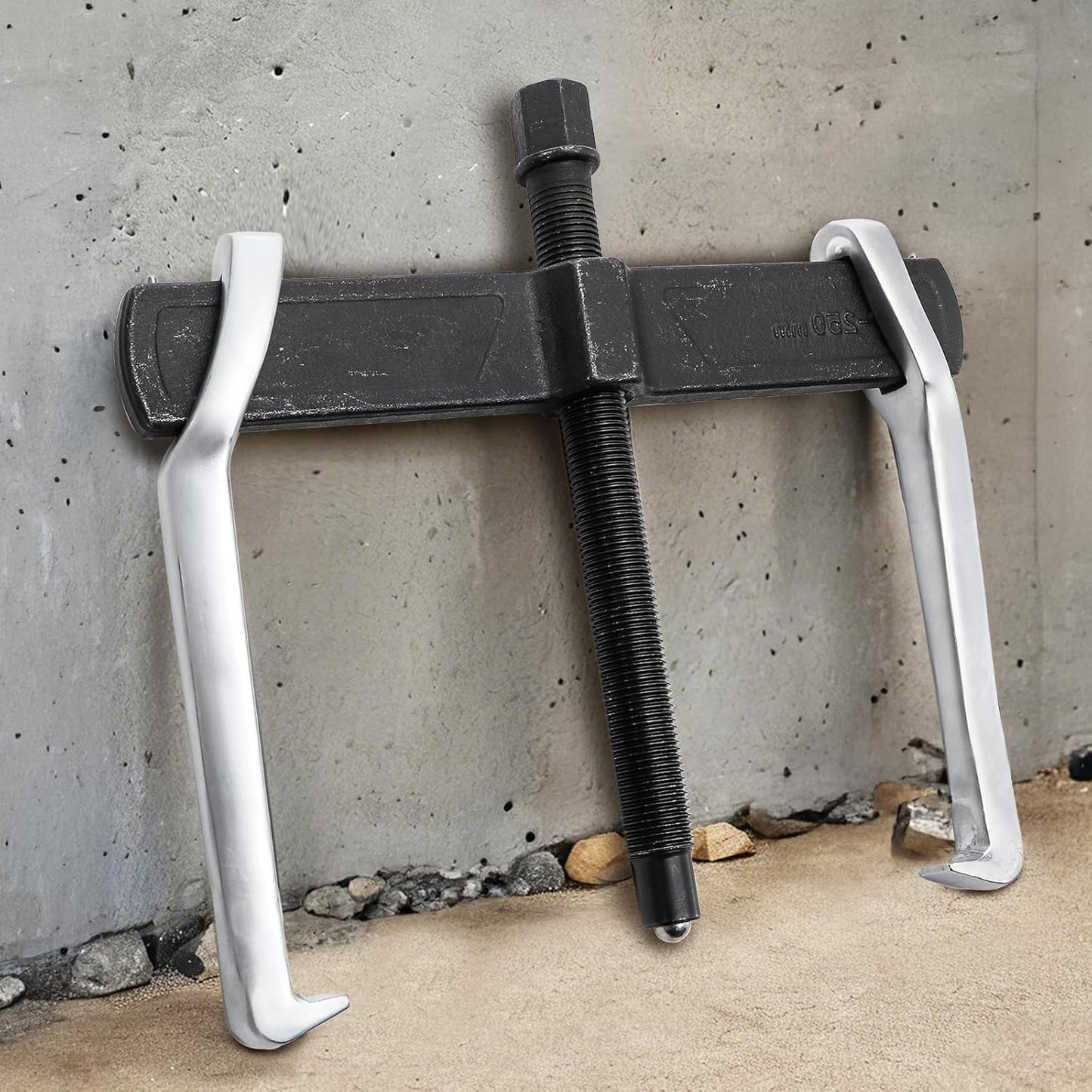 2-Jaw Gear Puller, 10 Inch Two Claws Puller Tool, Adjustable Steel Bearing Pulling Device, Heavy Duty Removal V1259-DP01-A-973