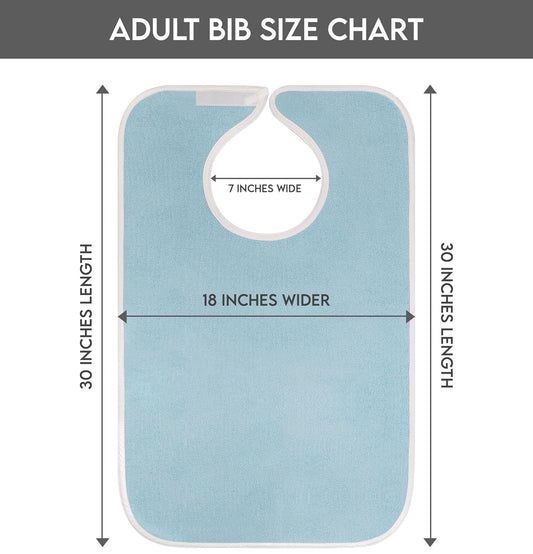 Adult Nappies - 3-pack - Unisex - Sky Blue - Disposable Nappies - Suitable for elderly women and men - V1259-DP01-BO-101