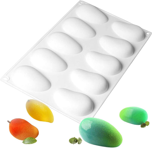 Mango silicone mould - For baking mousse cakes - fruit French desserts, pastries, chocolate, ice cream - cake V1259-DP01-BO-109