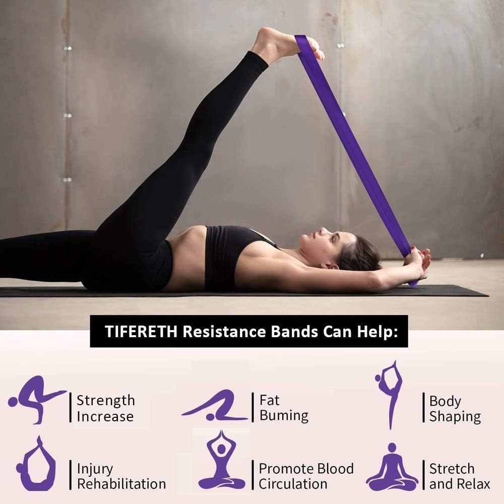 Resistance bands - Pull-Up Bands - Pull-Up Assist Bands - Exercise bands for men and women - Exercises - V1259-DP01-BO-11