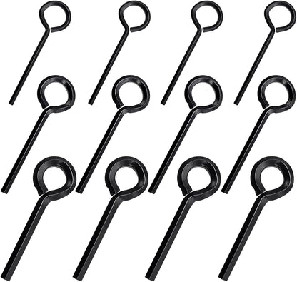 Schroevendraaiers - Socket keys - 12 pieces - Black - 7/32 inch - 5/32 inch - 1/8 inch - Standard hex - Metal V1259-DP01-BO-118