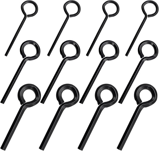 Schroevendraaiers - Socket keys - 12 pieces - Black - 7/32 inch - 5/32 inch - 1/8 inch - Standard hex - Metal V1259-DP01-BO-118