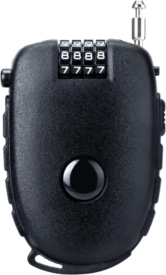 Snowboardslot - 4-position combination 27.5 inch - retractable cable lock - for snowboards, bikes, luggage, V1259-DP01-BO-13