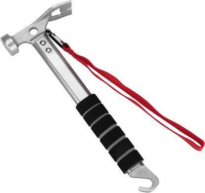 Campinghamer - 3-in-1 - Functional tent peg hammer with puller - For camping, hiking and backpacking - Sponge V1259-DP01-BO-14