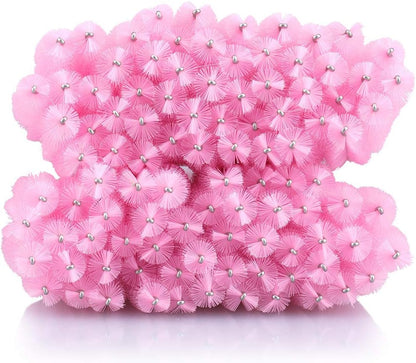Lash Brush - 100 pieces - Disposable Lash Brush - For Eyelash Extensions - Pink - Crystal Mascara Stick - V1259-DP01-BO-157