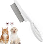 Flea comb for dogs and cats - Dog grooming tool - For removing tear stains, fleas, mange and lice V1259-DP01-BO-167