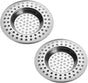 RVS kitchen drain plug - standard drain plug and hair/food catcher for bathroom - kitchen and shower (7.6 cm V1259-DP01-BO-168