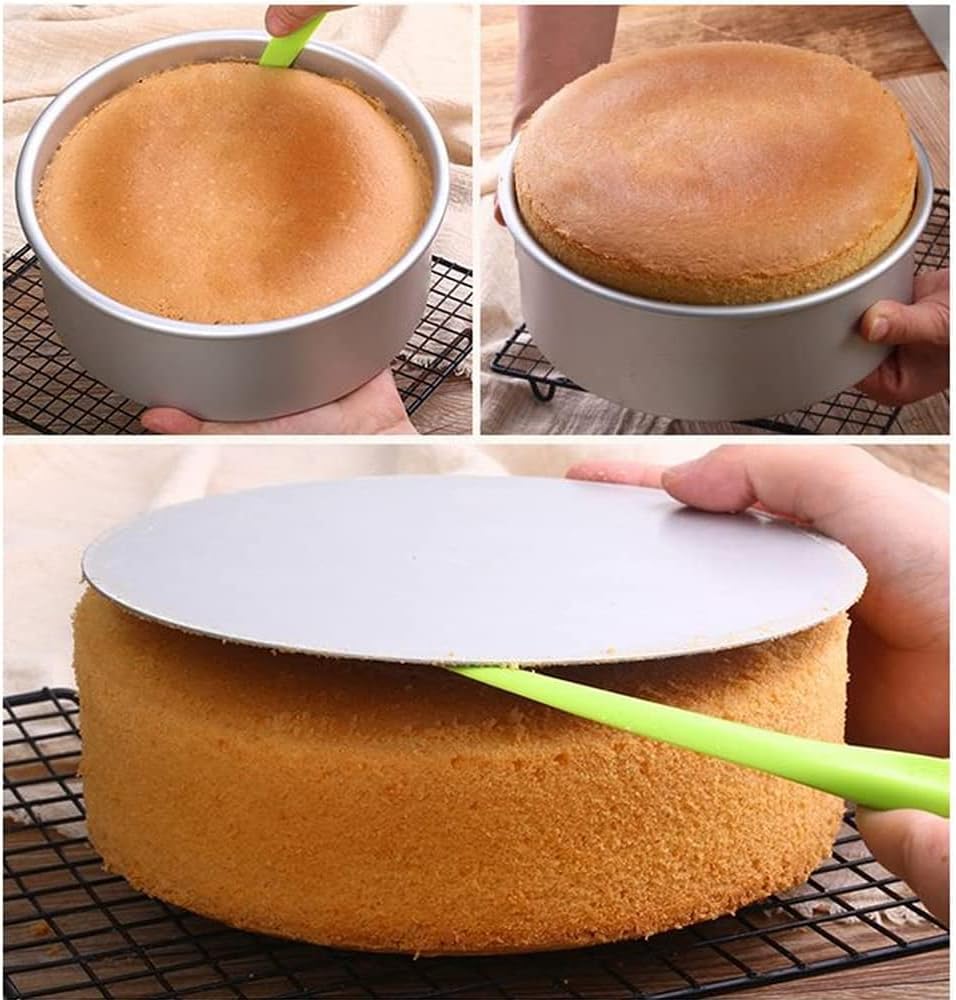 2-Pack 6-Inch Cake Pans Non-Stick Deep Aluminium Round Cake Pans with Removable Bottom for Baking - Baking - V1259-DP01-BO-178