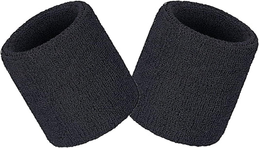 Wrist sweatbands - 2-piece sports sweatbands for men and women - for the gym - tennis - running - basketball V1259-DP01-BO-184