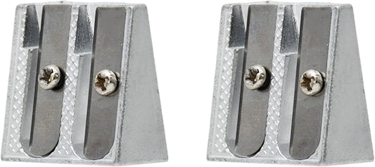 2-pack metal pencil sharpener with 2 holes Metal pencil sharpener for school Pencils for home School Office V1259-DP01-BO-185
