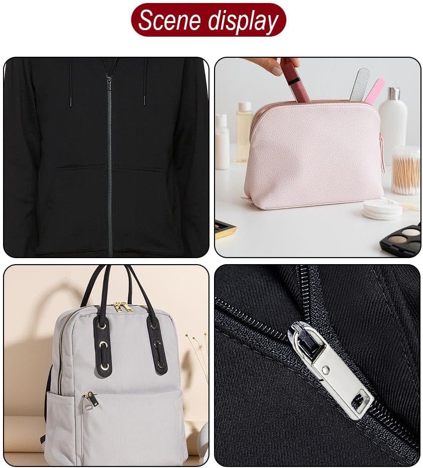Reserve zips - 12-pack metal zips - removable - suitable for purses - clothing - jeans - suitcases - luggage V1259-DP01-BO-199