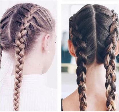 Hair braiding tool - horse tail holder - hair braiding tool - 8-piece hair braiding tool Topsy Tail Loop V1259-DP01-BO-203