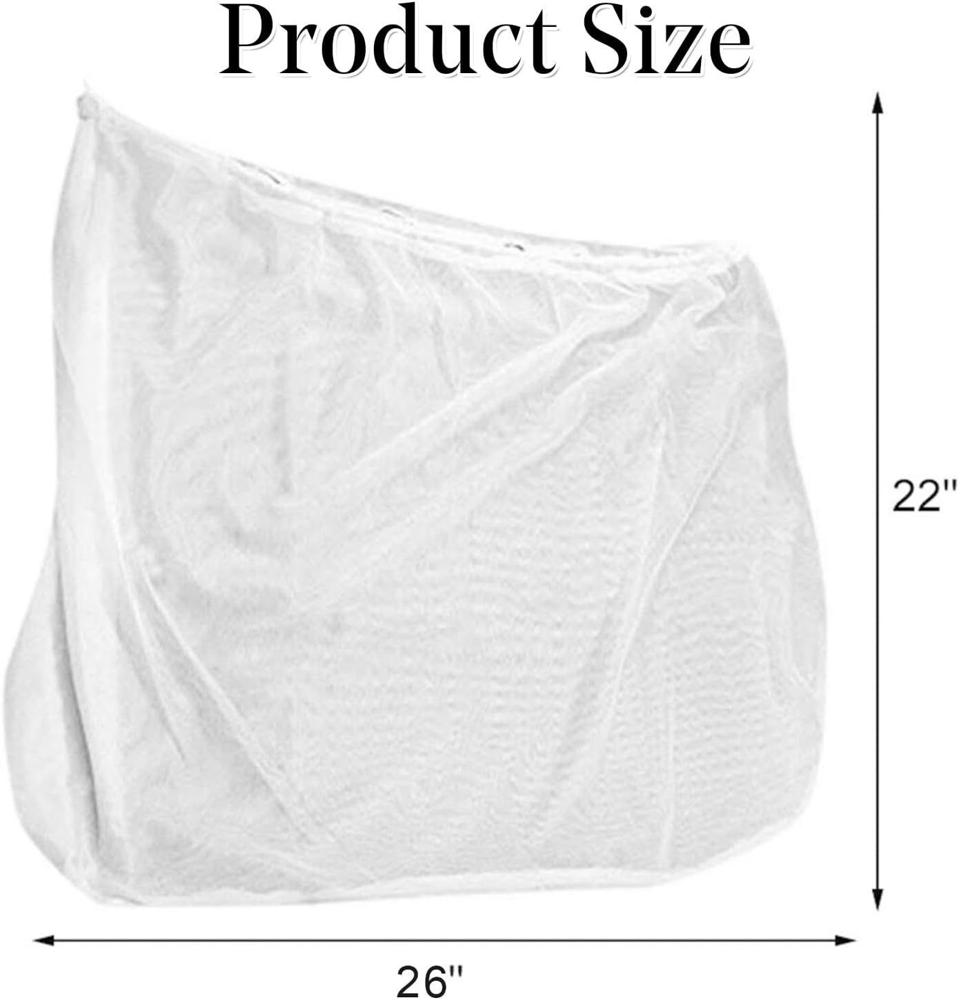 26" * 22" strainer bag for filtering home-brewed beer bags, wine, jam, fruit, nuts, milk, and yoghurt - jelly V1259-DP01-BO-214