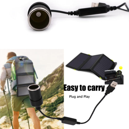 USB A male to 12V car cigarette lighter female adapter cable (max. 8W) V1259-DP01-BO-222