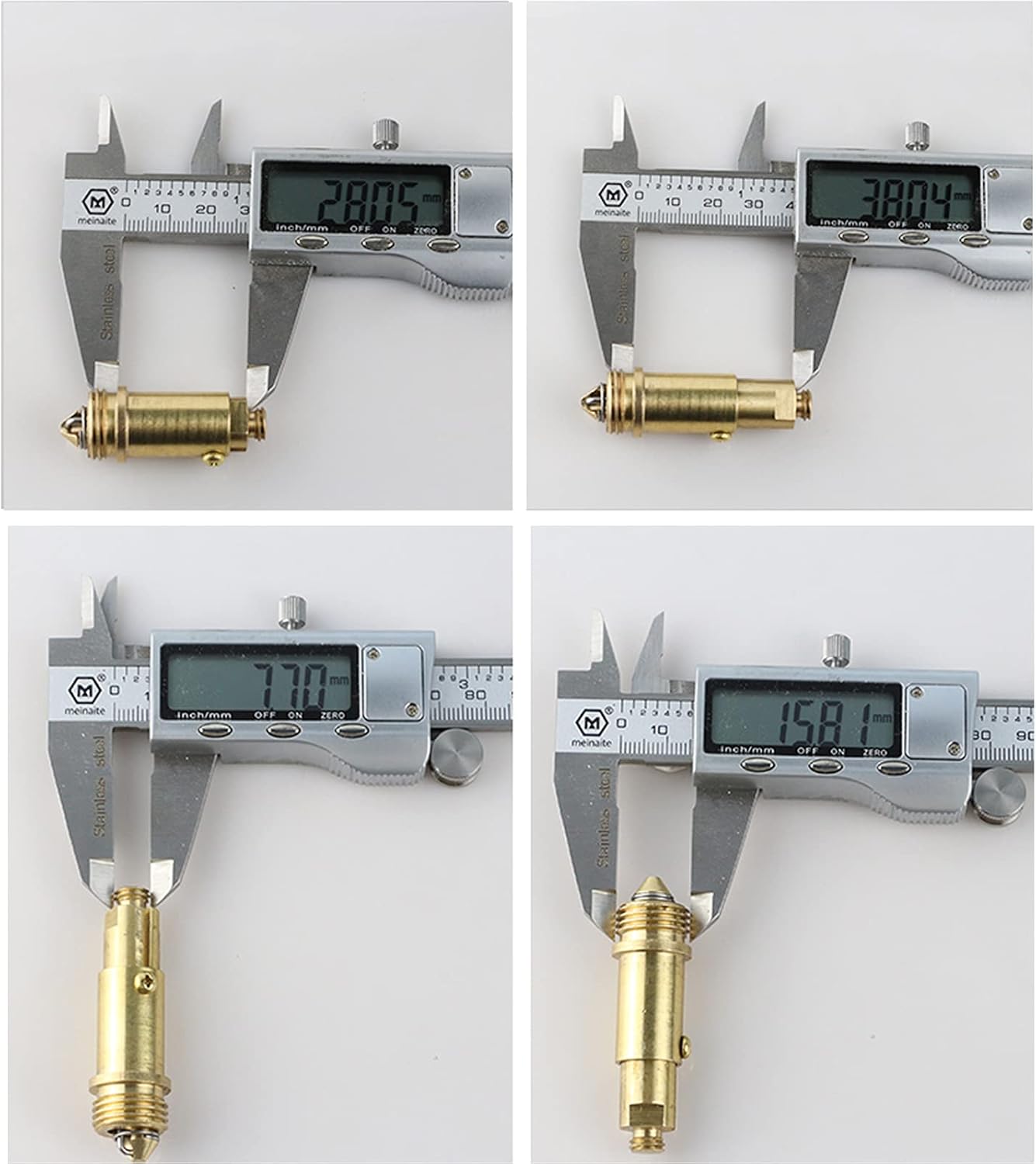 Pop-up click waste plug - sink drain stopper - brass slotted drain button - suitable for bathroom sink V1259-DP01-BO-232