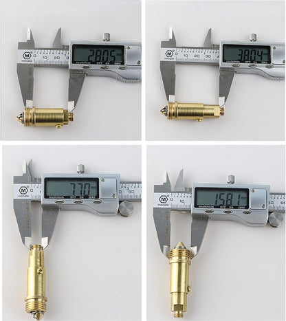 Pop-up click waste plug - sink drain stopper - brass slotted drain button - suitable for bathroom sink V1259-DP01-BO-232