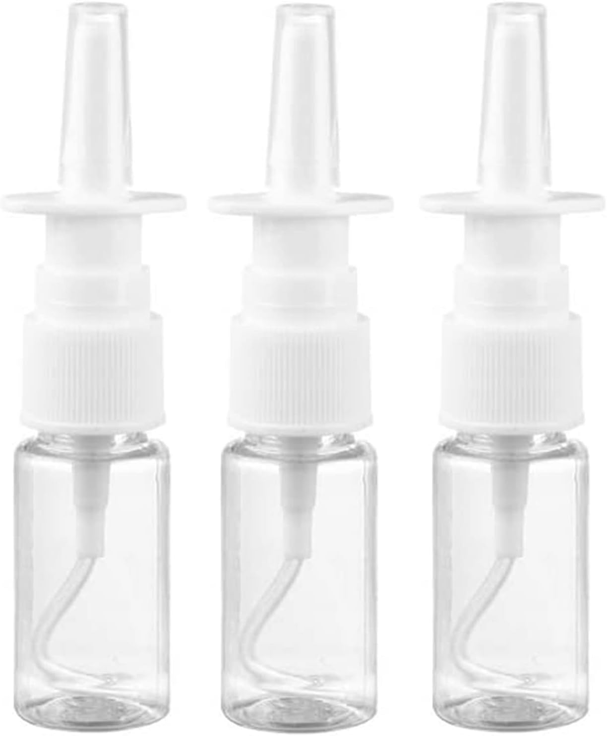 3-pack nasal spray bottles - clear spray bottle - empty nasal spray - direct spray container for essential V1259-DP01-BO-233