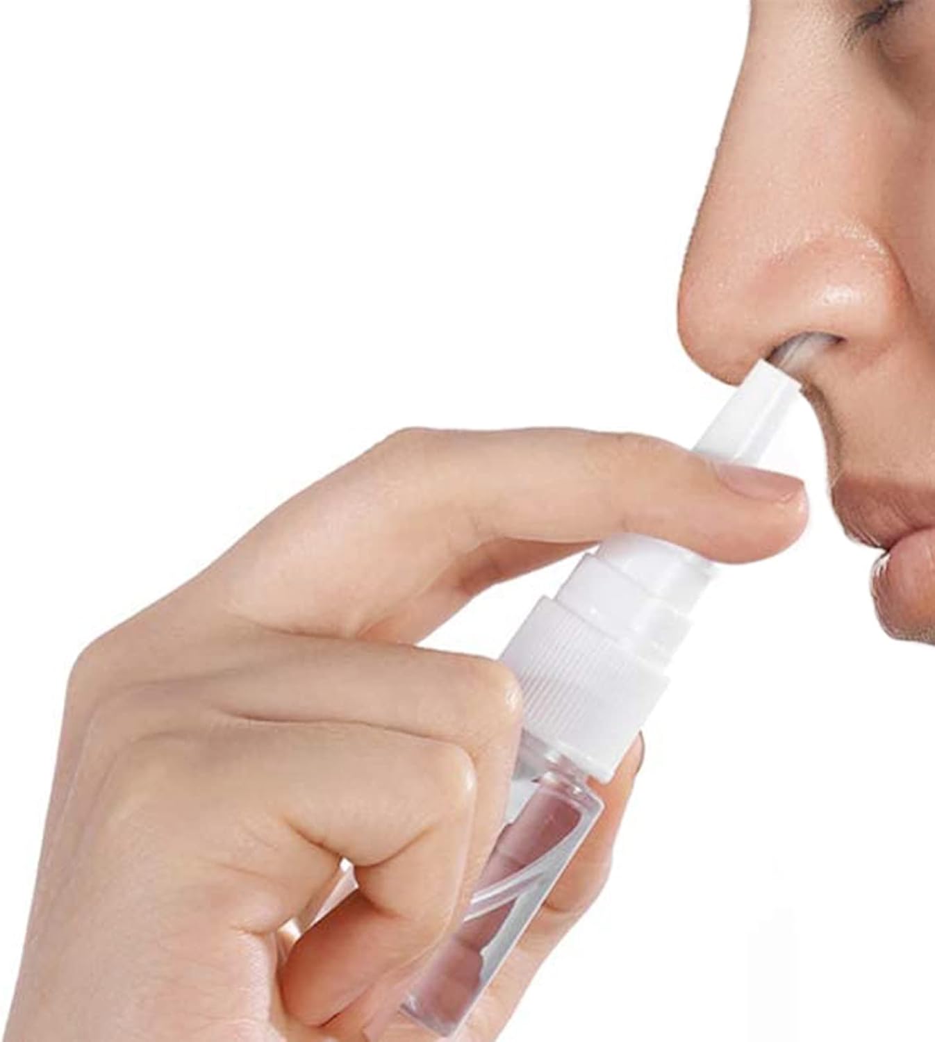 3-pack nasal spray bottles - clear spray bottle - empty nasal spray - direct spray container for essential V1259-DP01-BO-233