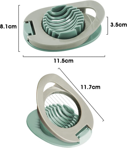 Egg slicer - Egg slicer with stainless steel wire - multi-functional egg slicer - slices boiled eggs, ham, V1259-DP01-BO-240