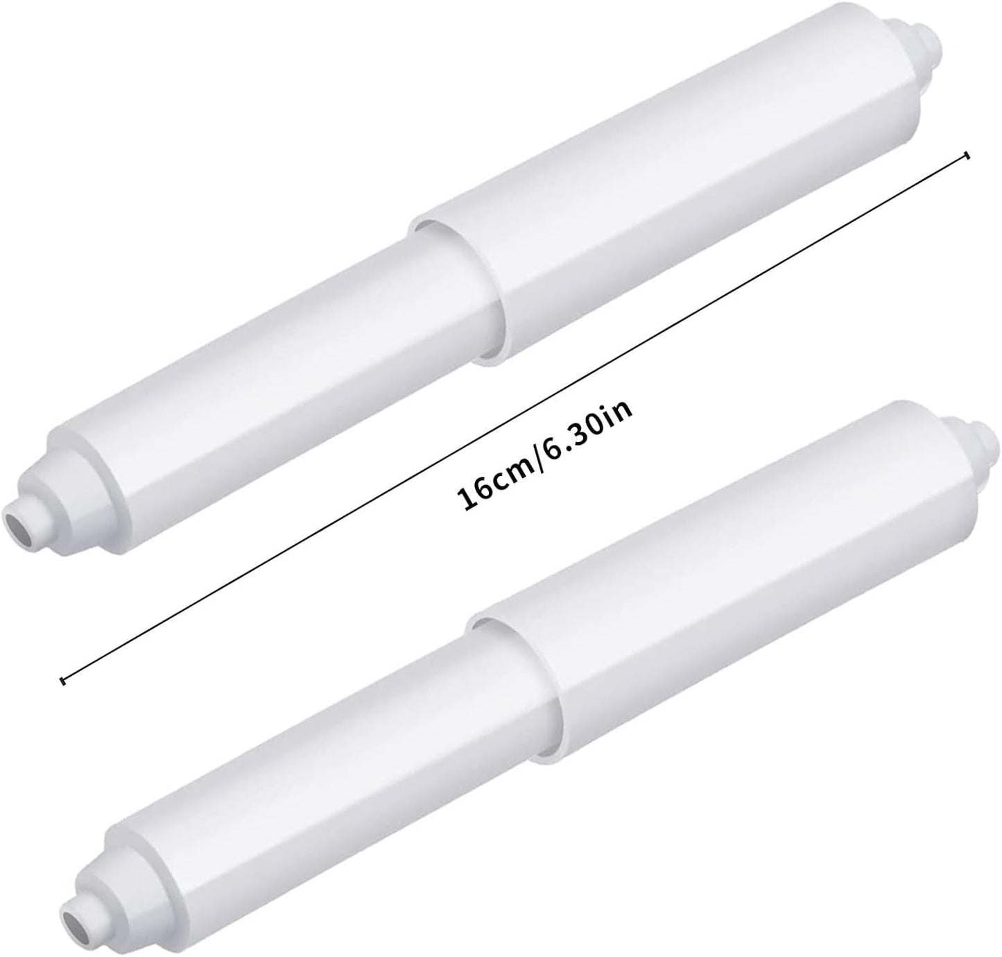 2-piece plastic toilet roll holder - toilet roll holder - toilet roll holder insert - bathroom toilet roll V1259-DP01-BO-244