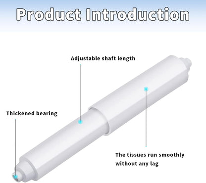 2-piece plastic toilet roll holder - toilet roll holder - toilet roll holder insert - bathroom toilet roll V1259-DP01-BO-244