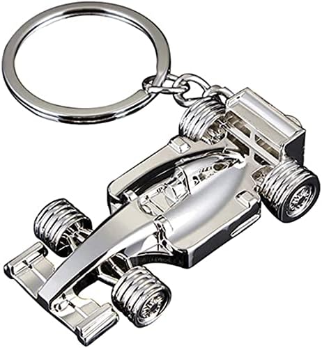 Silver racing keychain for Father's Day, birthday, Christmas for racing fans, 1 sport F1 keychain, keychain V1259-DP01-BO-270