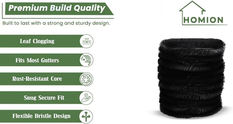 Gutter brush - Leaf catcher - Lead filter - Gutter drain cleaner - Leaf cleaner - Gutter unblocker - 4m x V1259-DP01-BO-273