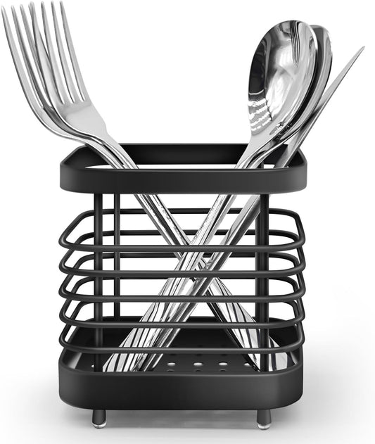 Kitchen utensil holder, stainless steel cutlery rack, sink holder, stainless steel sink organizer, kitchen V1259-DP01-BO-274